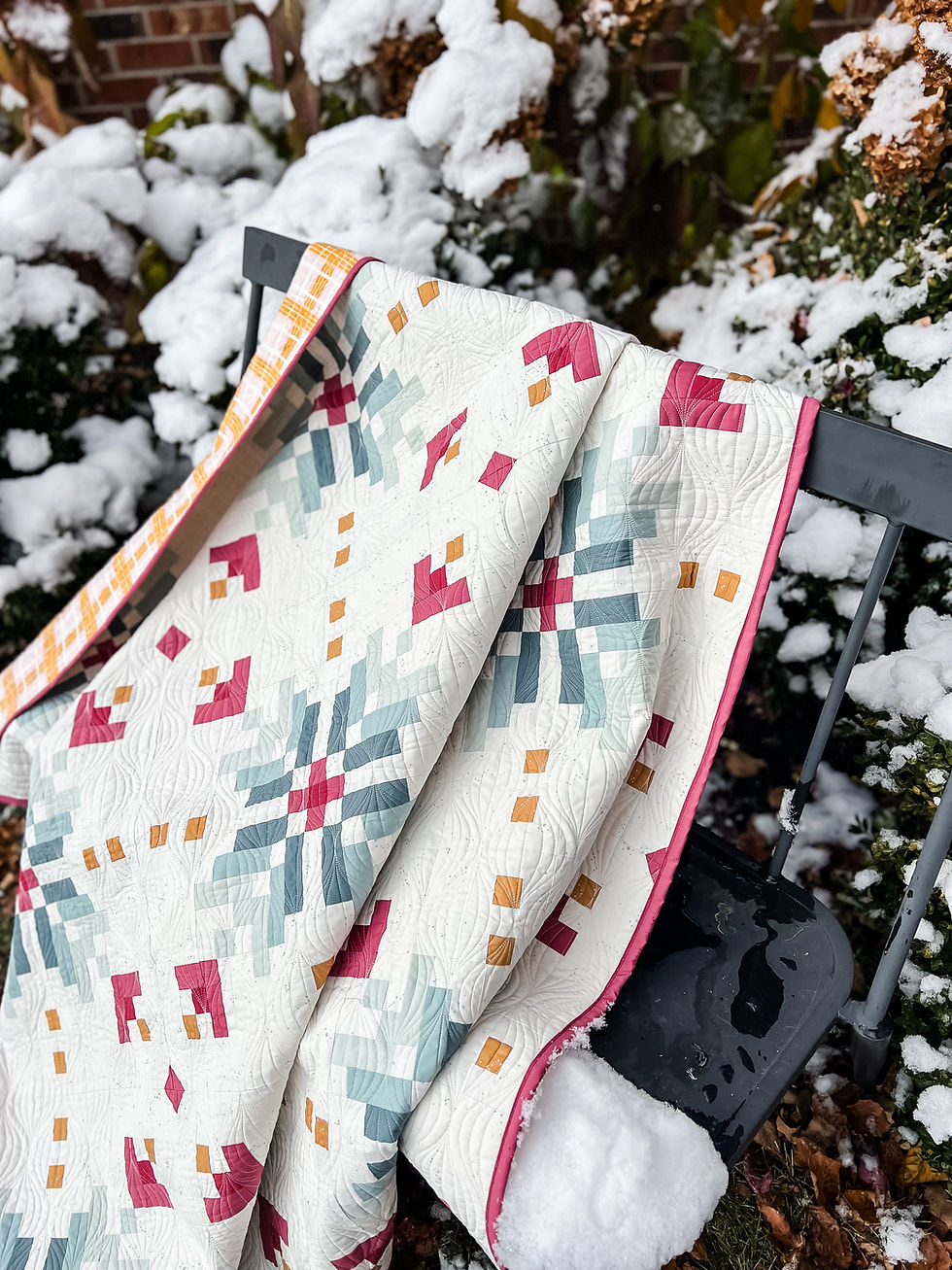 Thumbnail: Frostflower Paper Quilt Pattern