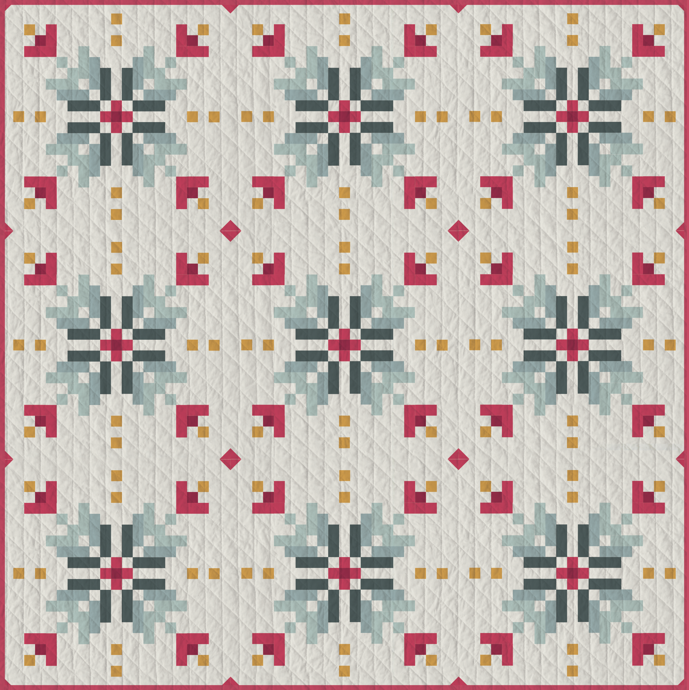 Frostflower Quilt Pattern - PDF