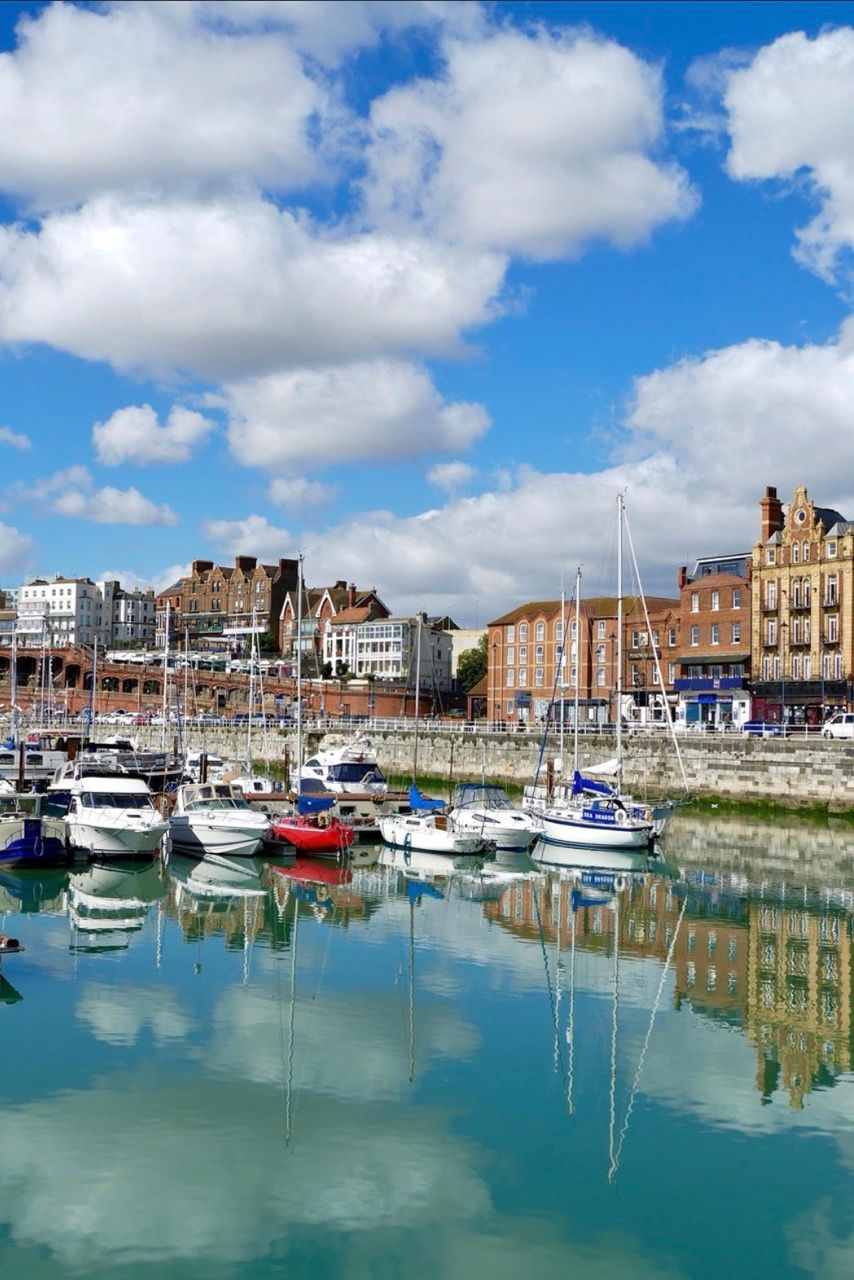 Summer harbour