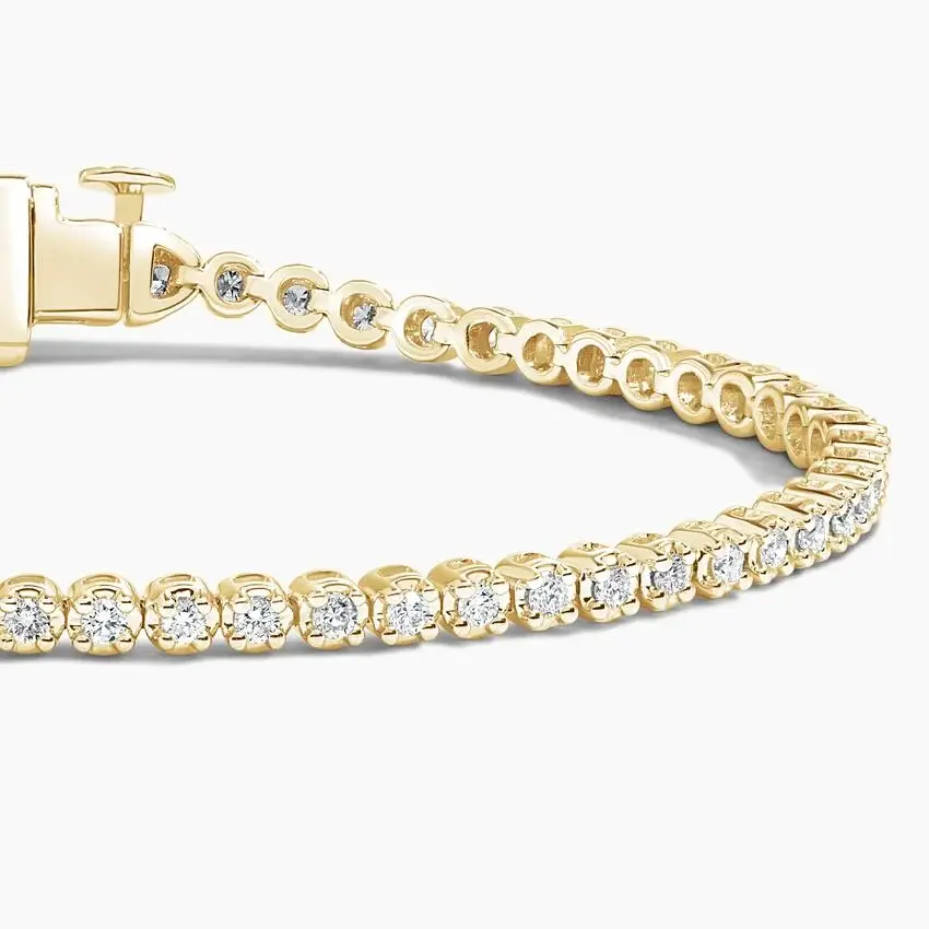 Thumbnail: 14 Karat Yellow Gold Tennis Bracelet (2 ct. tw.)