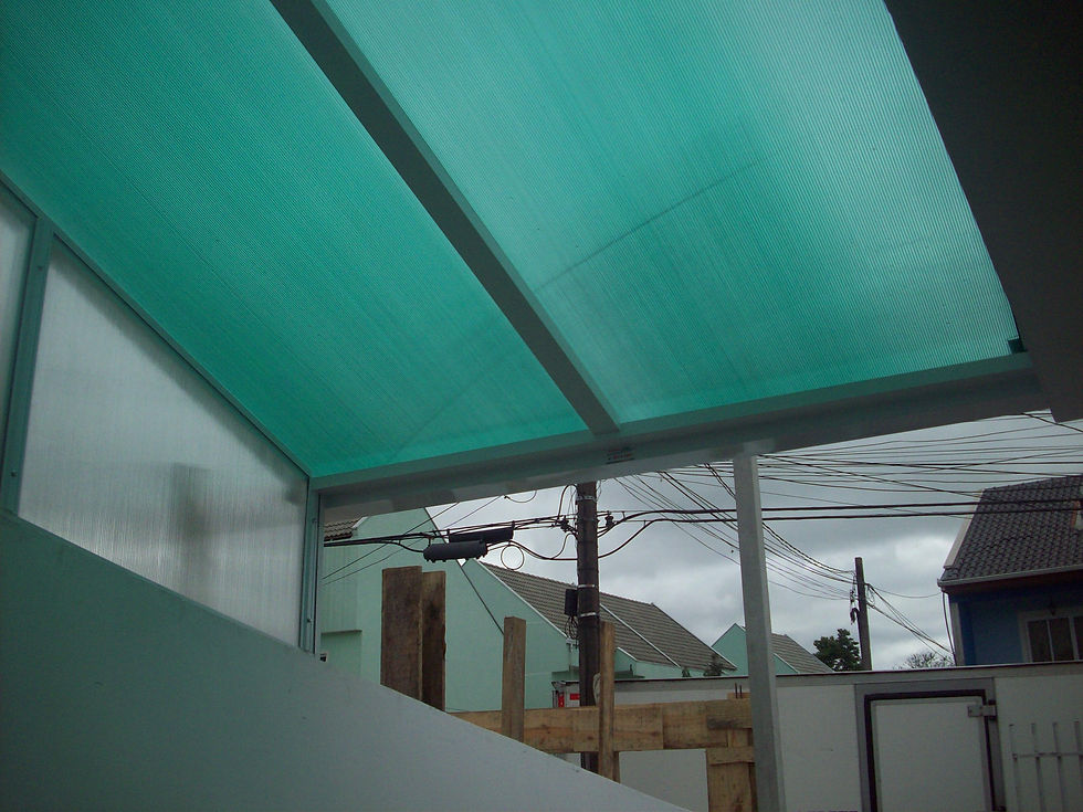 Policarbonato alveolar 6 mm verde
