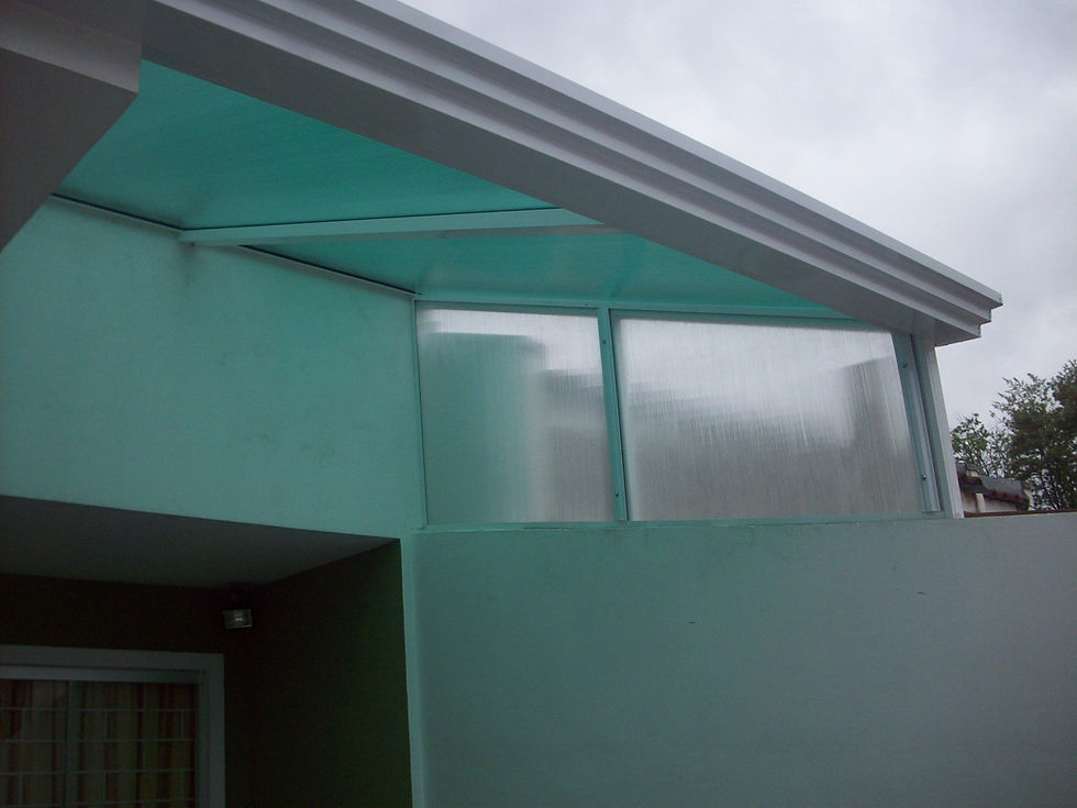 Policarbonato alveolar 6 mm verde