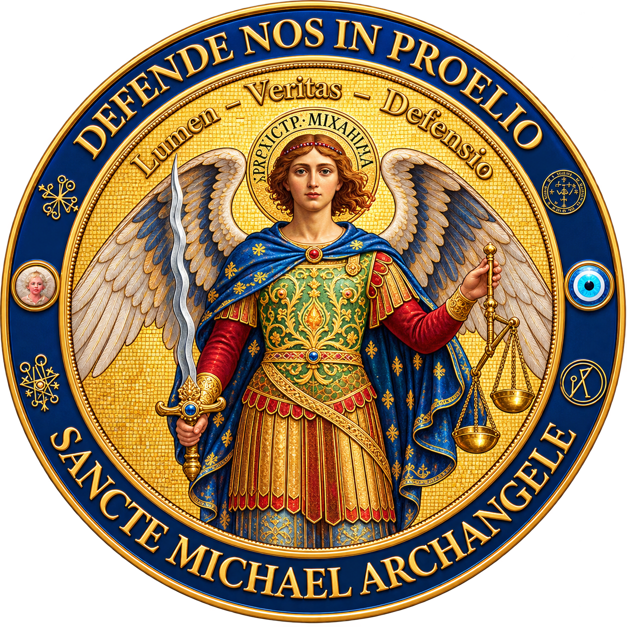 Placa São Miguel Arcanjo ⚔️✨