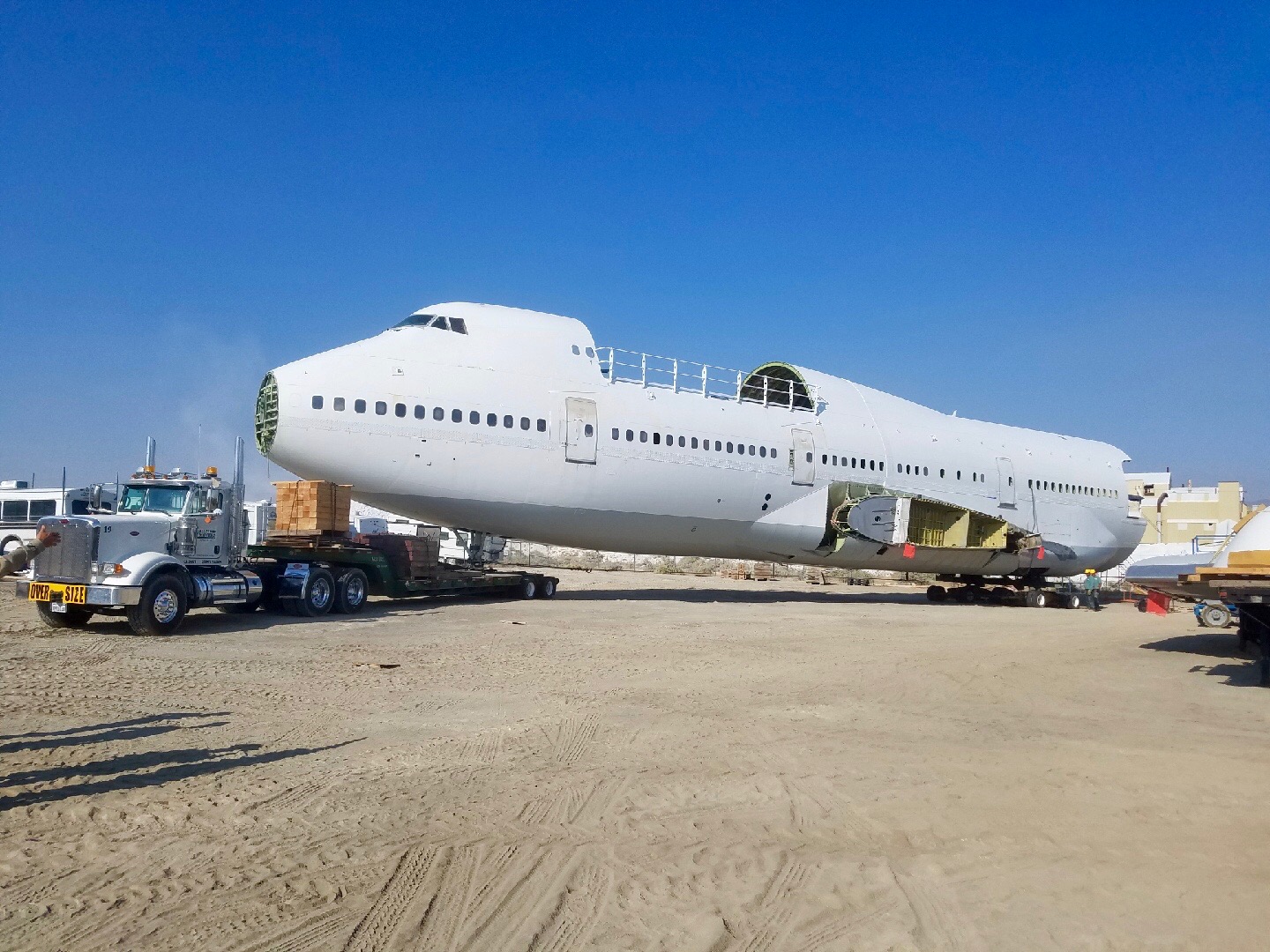 Boeing 747 Jet Relocation Project