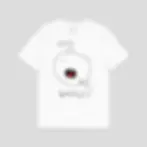T-shirt z nadrukiem artystycznym „NO MORE WAR!” – przód