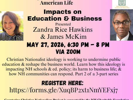 Unmasking Christian Nationalism: Impacts on Public Education & Business