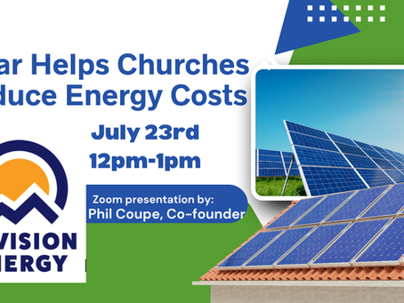Solar Helps Churches Reduce Energy Cost
