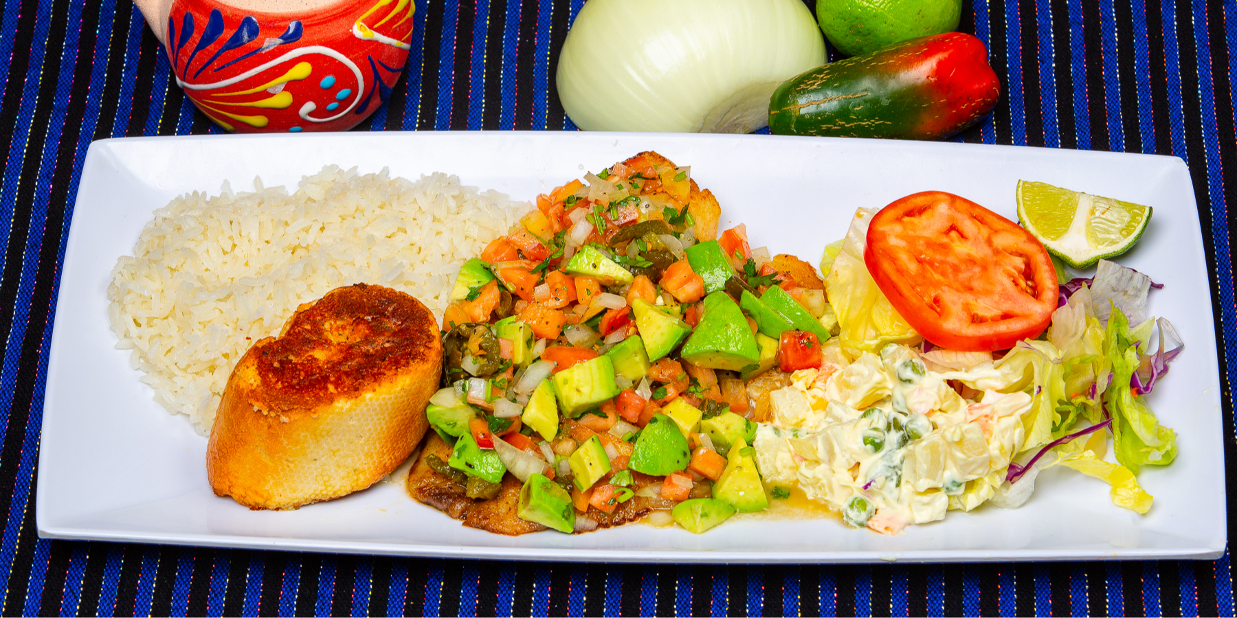 Arranged Food and Objects