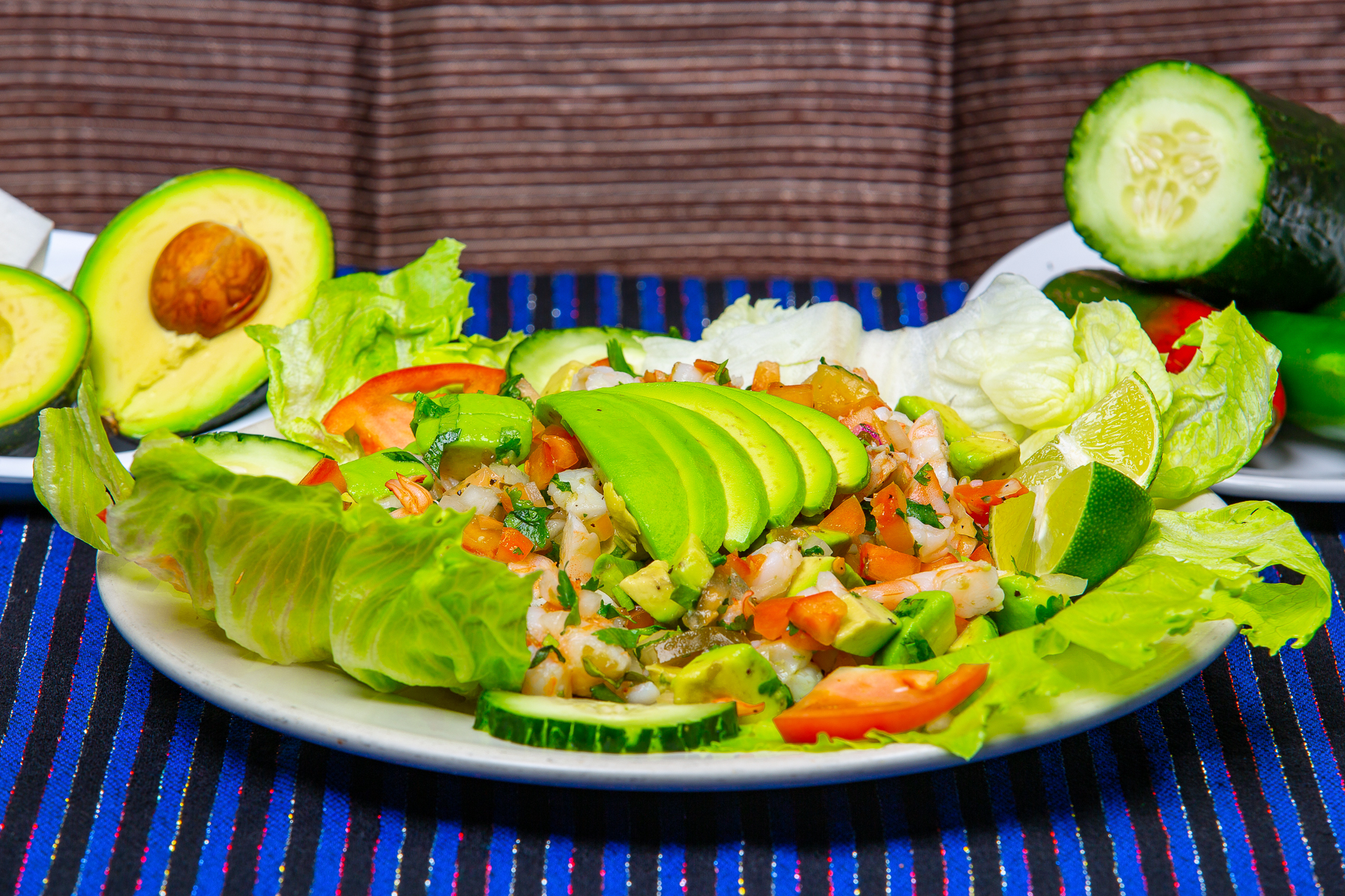 Arranged Food and Objects