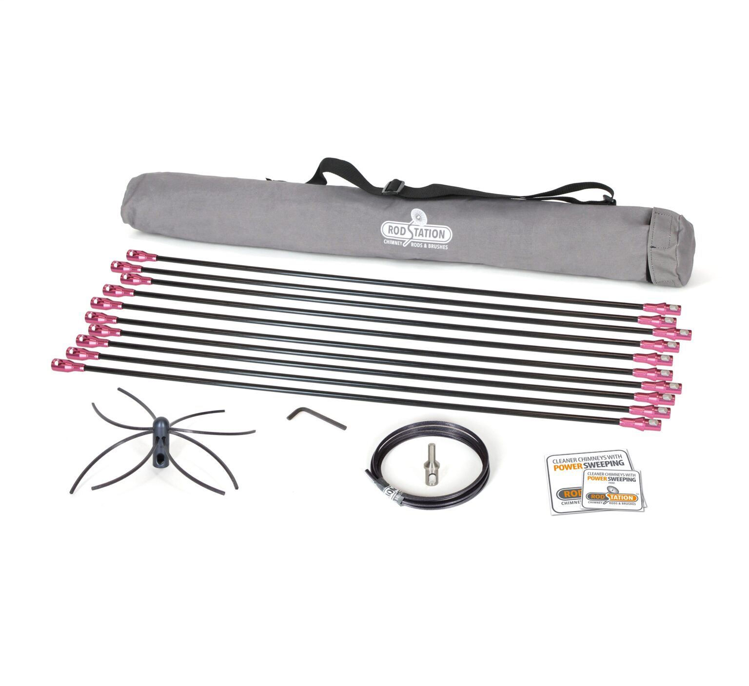 Rodstation Extra Flexible Power sweeping kit
