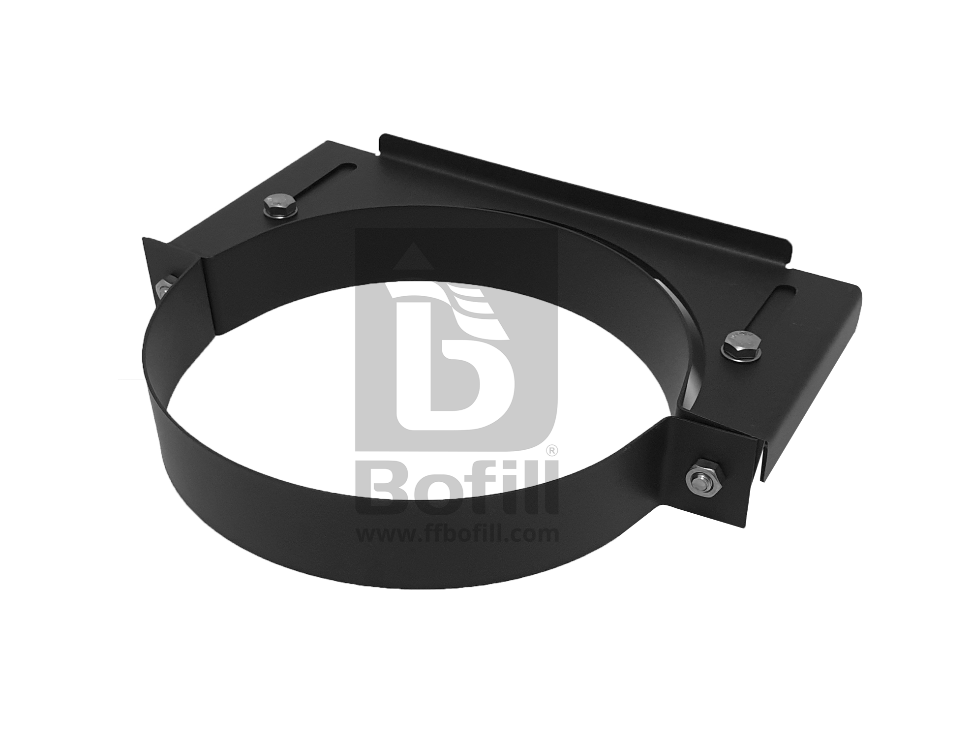 Black Twin Wall Adj Bracket 35-89mm