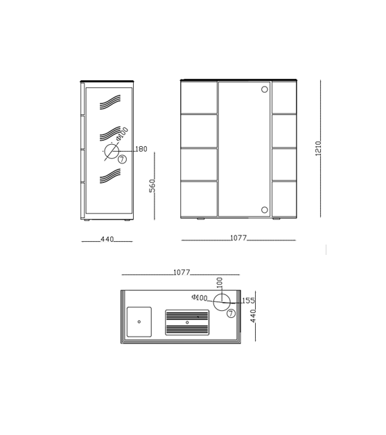Thumbnail: 32Kw Slim Pellet Boiler Stove