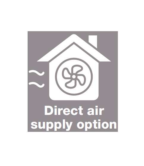 Thumbnail: The Helsinki 5 Inset Stove outside air logo