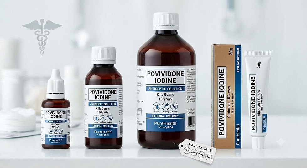 Bulk Povidone Iodine Supplier in India: Grades, Packaging and Sourcing Checklist