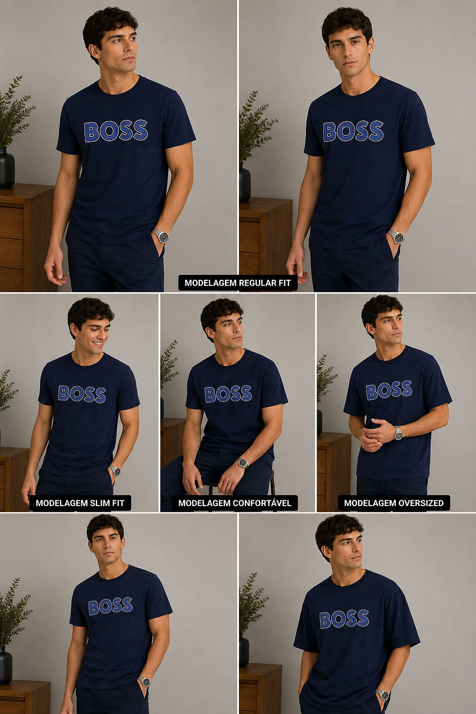 Miniatura: Camiseta Hugo Boss estampada