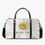 Thumbnail: *Ps. 121: 7-8 WOMEN'S WHITE DAISY Duffle Luggage Bag by ManyPots®(in 2 sizes)
