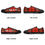 Thumbnail: *Eph.3:16 MEN'S Red/Black Low Top Canvas Shoes by G30™ for H.B.A.T.F.®