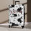 Thumbnail: *Ps.121:7-8 Polycarbonate Luggage Suitcases White/Black by ManyPots®(3 sizes)