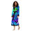 Thumbnail: *Ps.139:14 WOMEN'S Blue Multicolored Robe, Bathrobe by ManyPots®