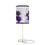 Thumbnail: Simple Flower® *Psalm 4:8 Grey/Purple Floral  Lamp