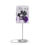 Thumbnail: Simple Flower® *Psalm 4:8 Grey/Purple Floral  Lamp