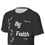 Thumbnail: "Walk" By Faith *2 Cor.5:7  MEN'S Black COTTON T-Shirt by ManyPots®