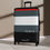 Thumbnail: *Ps. 121:7-8 Polycarbonate Luggage Suitcases Black White by ManyPots® (3 sizes)