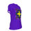 Thumbnail: "Take Up Your Crown" *Prov. 4:9 WOMEN'S Purple Cotton T-Shirt by ManyPots®