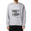 Thumbnail: Grey unisex cotton sweatshirt with “Speak It and It Becomes” Isaiah 55:11 Christian design by ManyPots®