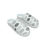 Thumbnail: *Isa.32:18 WOMEN'S Indoor Grey Polka Dots Slippers by ManyPots®