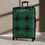 Thumbnail: Green polycarbonate luggage suitcase set with Psalm 121:7–8 design, available in three sizes, Christian faith-based travel co
