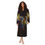 Thumbnail: *Jeremiah 29:11 WOMEN'S Black Multicolored Robe, Bathrobe by G30™ for ManyPots®
