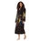 Thumbnail: *Jeremiah 29:11 WOMEN'S Black Multicolored Robe, Bathrobe by G30™ for ManyPots®