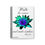 Thumbnail: "Write the vision" White Floral Spiral Notebook - Ruled Line by ManyPots®