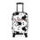 Thumbnail: *Ps.121:7-8 Polycarbonate Luggage Suitcases White/Black by ManyPots®(3 sizes)