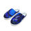 Thumbnail: *Isa.32:18 WOMEN'S Indoor Blue Black Floral Slippers by ManyPots®