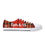 Thumbnail: *Eph.3:16 MEN'S Red/Black Low Top Canvas Shoes by G30™ for H.B.A.T.F.®