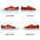 Thumbnail: *Eph.3:16 MEN'S Red/Black Low Top Canvas Shoes by G30™ for H.B.A.T.F.®