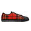 Thumbnail: *Eph.3:16 WOMEN'S Red/Black Low Top Canvas Shoes by G30™ for H.B.A.T.F.®