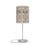 Thumbnail: Simple Flower® *Psalm 4:8 Tan/White Floral Lamp