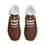 Thumbnail: Men’s brown mesh knit shoes with “The Cross” design, Christian faith-based footwear by G30™ for H.B.A.T.F.®.