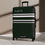 Thumbnail: *Ps.121:7-8 Polycarbonate Luggage Suitcases, Forest Green by ManyPots® (3 sizes)