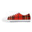 Thumbnail: *Eph.3:16 WOMEN'S Red/Black Low Top Canvas Shoes by G30™ for H.B.A.T.F.®