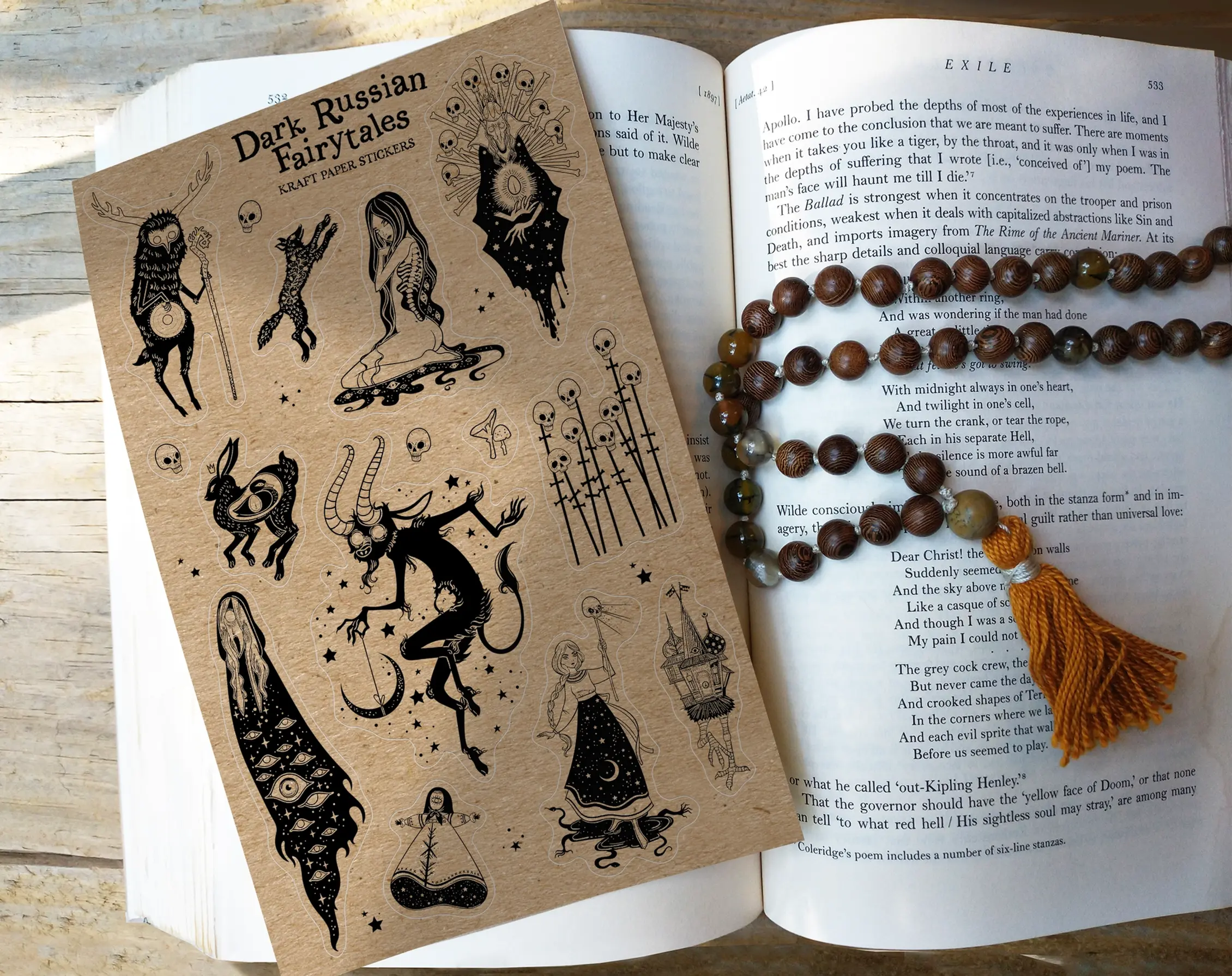 Dark Russian Fairytales Sticker Sheet