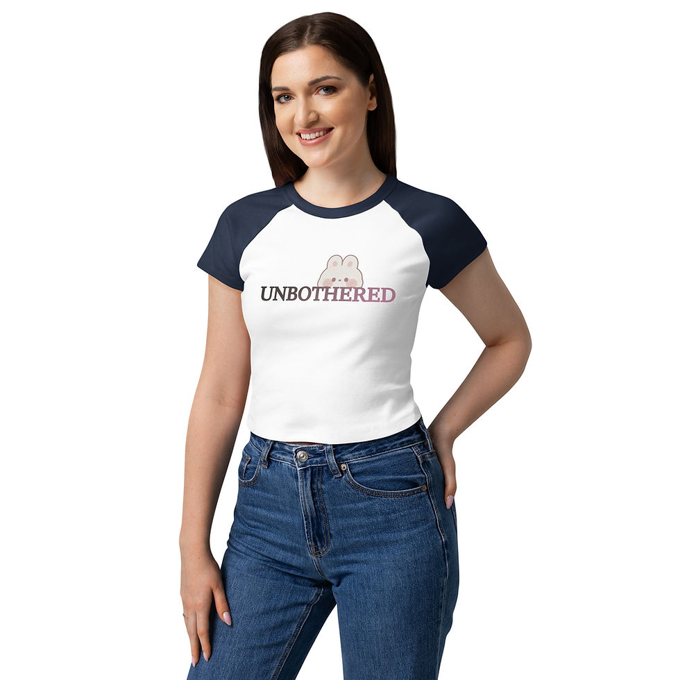 Thumbnail: Women’s micro rib raglan baby tee