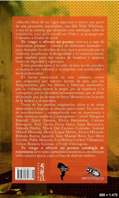 Contracubierta de «Yo vengo a ofrecer mi poema».jpeg