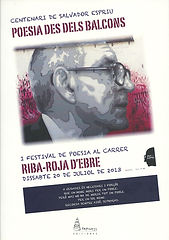 Cubierta de «Poesia des dels balcons» en la pág. web del poeta Juan López-Carrillo