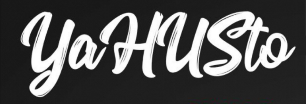 Yahusto logo with text and design in white and red color Yahusto Gears & More