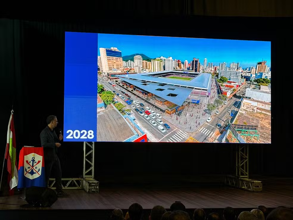 Clube catarinense lança projeto de estádio com 'cara' de Premier League