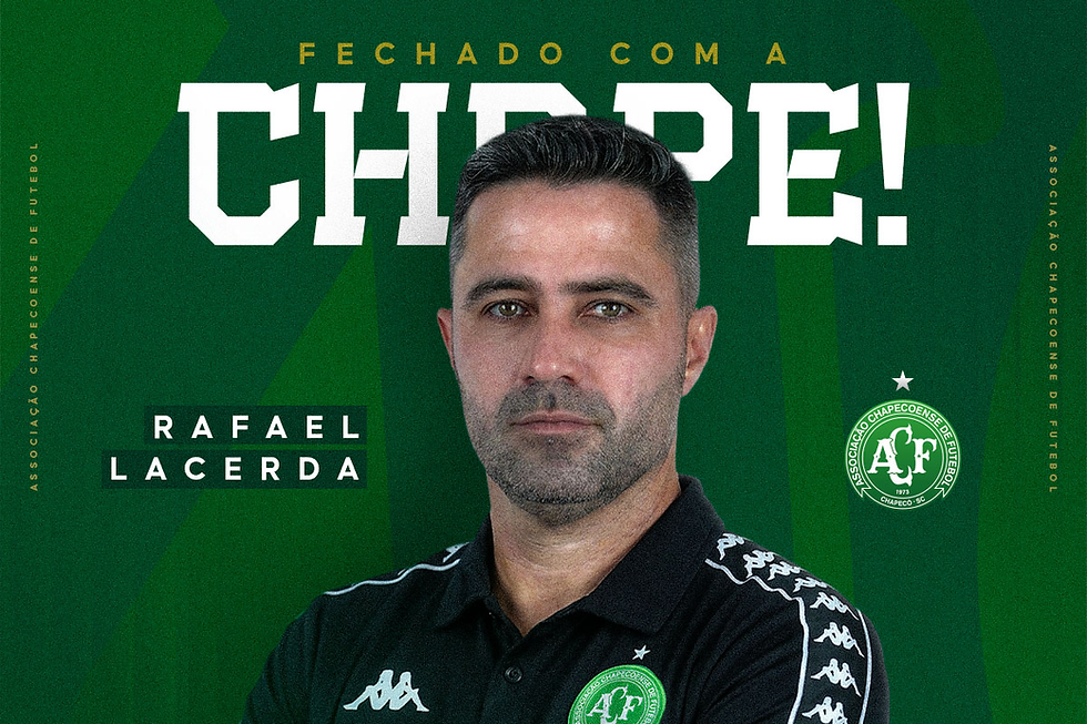 Rafael Lacerda é o novo técnico da Chapecoense